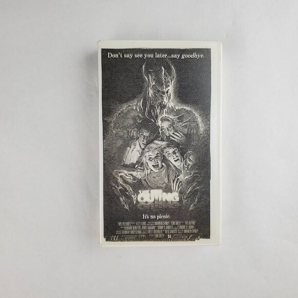 The Outing VHS Tape 80's - The Lump Cult  - Horror Slasher Movie RARE Vtg - Picture 1 of 6